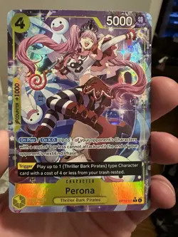 Perona (Alt Art) OP14-111 R - THE AZURE SEA'S SEVEN - One Piece TCG - Image 1