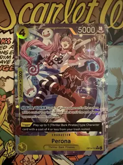 Perona (Alt Art) OP14-111 R - THE AZURE SEA'S SEVEN - One Piece TCG - Image 3