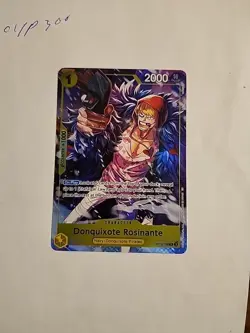 Donquixote Rosinante OP12-108 One Piece Illustration Box 6 Promo 🔥 - Image 1