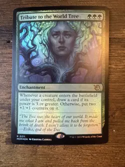Tribute To The World Tree MOM Foil Promo MTG NM - Image 1