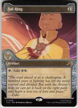 MTG Sol Ring (Showcase) Normal NM Avatar: The Last Airbender: Magic 316 - Image 1