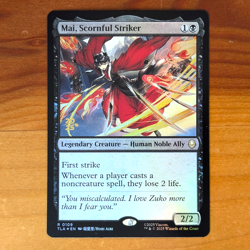 Mai, Scornful Striker - Prerelease Foil Stamped Promo - Avatar TLA MTG - Image 1