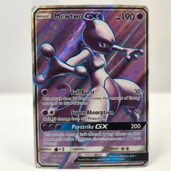 Mewtwo GX 72/73 Pokemon TCG Full Art Shining Legends 2017 NM/M - Image 1