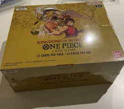 One Piece TCG OP04 Kingdoms of Intrigue Booster Box New FACTORY SEALED English 810059781993 - Image 1