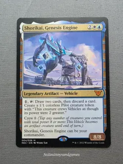 MTG Shorikai, Genesis Engine #4 Mythic Commander: Kamigawa: Neon Dynasty - Image 1