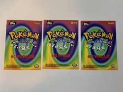 1999 Topps Pokemon The First Movie Evolution Set E1-E12 BLACK Logo Near Mint - Image 4