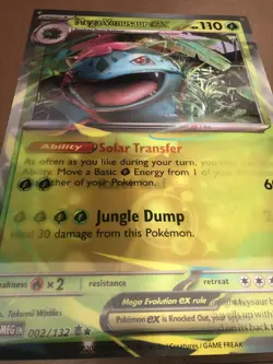 Pokemon TCG Mega Evolution Lenticular Ivysaur and Mega Venusaur - Image 2
