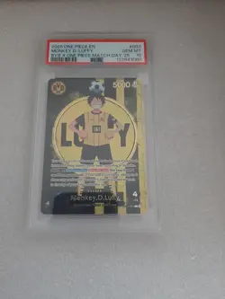 Monkey D. Luffy BVB x One Piece PSA 10 MATCHDAY'25 Dortmund Promo 2025 ST13-003 - Image 1