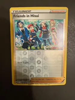 Pokemon TCG Friends In Hisui Professor Program Promo 130/159 🔥 - Image 1