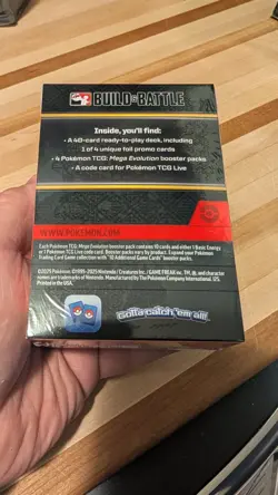 POKEMON TCG MEGA EVOLUTION BUILD AND BATTLE BOX FACTORY SEALED - Image 3