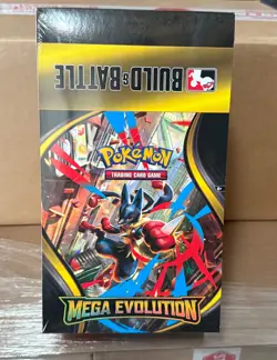 Pokemon TCG Mega Evolution BUILD AND BATTLE DISPLAY BOX 10 ct Factory Sealed - Image 1