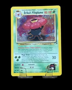 Pokemon TCG WOTC Gym Heroes Erikas Vileplume 5/132 Holo Rare Unlimited LP - Image 1