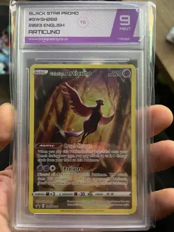 Galarian Articuno Swsh282 Swsh: Sword & Shield Promo Cards Holo graded card TG 9 - Image 1