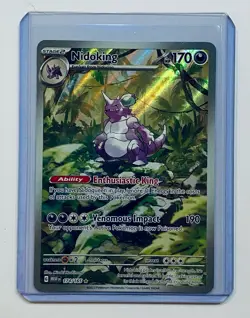 Pokemon Nidoking Holo TCG Card #174/165 Scarlet & Violet 151 - Image 1