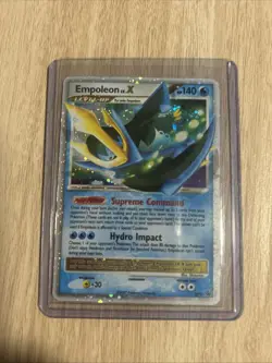 Pokemon BLACK STAR PROMO EMPOLEON LV X #DP11 HOLO FOIL CARD - Image 1