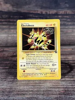 Pokemon TCG Electabuzz Movie Promo 02/53 Black Star Promo 1999 Card WOTC - Image 1
