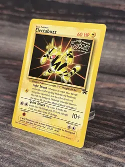 Pokemon TCG Electabuzz Movie Promo 02/53 Black Star Promo 1999 Card WOTC - Image 3