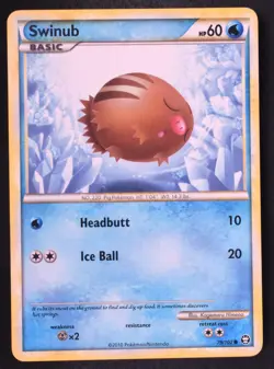 Swinub 79/102 - Pokemon Triumphant Common Card - Image 1