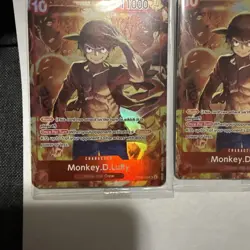 Set Of 4 Sealed Promo One Piece Card Treasure Booster Monkey D. Luffy ST10-006 - Image 2