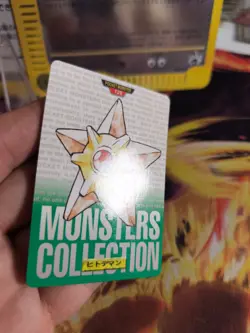 Pokemon Karte Card Monsters Collection 1996 Carddass japanese Staryu Green NM - Image 3