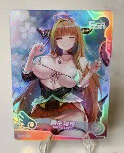 Kiryu Coco Hololive Goddess Story / Maiden Party 4 SSR Waifu Card SSR-180 - Image 4