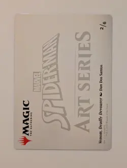 Magic MTG Venom, Deadly Devourer Art Card Normal Art Series: Marvel's Spider-Man - Image 2