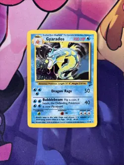 Gyarados - 7/130 - Pokemon Base Set 2 Holo Rare Card WOTC HP - Image 1