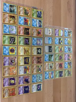 100% Complete Unlimited Fossil Non-Holo Set 16-62 (NM/MINT) Vintage Pokemon Card - Image 1