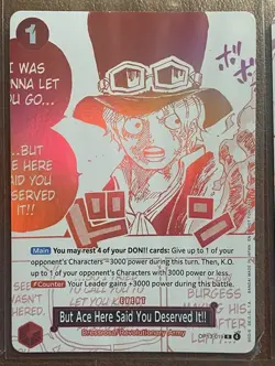 One Piece OP13 - 3rd Anniversary Treasure Campaign Promo Card Set (7 Cards) - Image 4