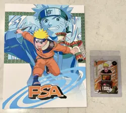 PSA Magazine x Kayou Exclusive NARUTO UZUMAKI Sealed Promo Card - Image 1
