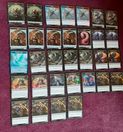 Magic the Gathering lot 32 Token Worm Germ Insect Myr Card Frog Lizard Cat - Image 1