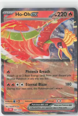 Ho-oh ex Classic Collection Trading Card Game Classic 007/034 NM - Image 1