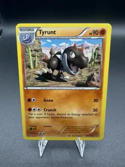 Tyrunt 61/111 XY - Furious Fists Regular Uncommon Restored Pokemon TCG Card LP - Image 1