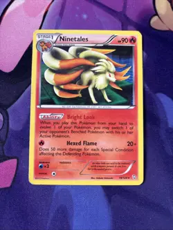 Ninetales Dragons Exalted 19/124 Holo Rare 2012 Pokemon Card LP/MP - Image 1
