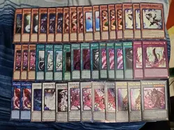 Yugioh 45 Card Rose Dragon Deck Core Rose Garden Rose Witch White Rose - Image 1