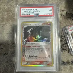 Tyranitar Reverse Holo - 16/113 - EX Delta Species Stamped Pokemon Card - PSA 7 - Image 1