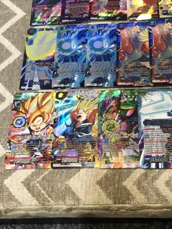 LOT 175 BANDAI JAPAN DRAGON BALL SUPER CARD GAME inc. 26 FOIL HOLO CARDS CLEAN+ - Image 2