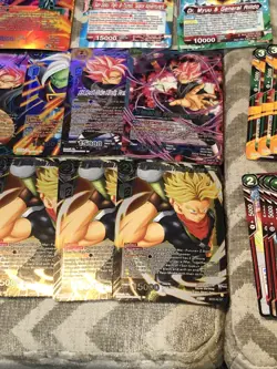 LOT 175 BANDAI JAPAN DRAGON BALL SUPER CARD GAME inc. 26 FOIL HOLO CARDS CLEAN+ - Image 5