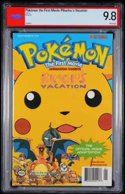 Pokemon The First Movie Animation Pikachu's Vacation Viz PSA GRADED COMIC 9.8 - Image 1