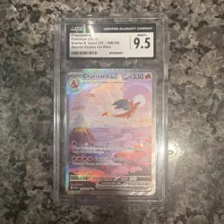 Charizard ex Special Illustration Rare Pokemon Scarlet & Violet 151 CGC 9.5 MINT - Image 1