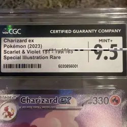 Charizard ex Special Illustration Rare Pokemon Scarlet & Violet 151 CGC 9.5 MINT - Image 3