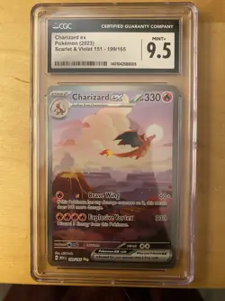 Charizard ex Special Illustration Rare Pokemon Scarlet & Violet 151 CGC 9.5 MINT - Image 1