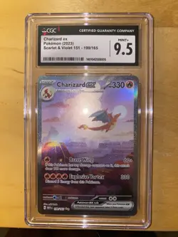 Charizard ex Special Illustration Rare Pokemon Scarlet & Violet 151 CGC 9.5 MINT - Image 2