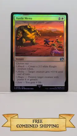Battle Menu Final Fantasy Foil - Image 1