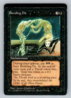 Breeding Pit Uncommon [x4] 1994 Fallen Empires MTG Vintage No Play [VG+/NM] - Image 4