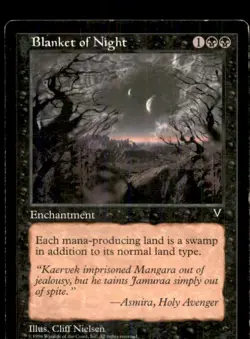MTG Blanket of Night LP Light Play Visions [4475] - Image 1