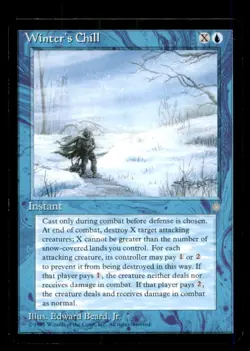 Winter's Chill LP Light Play Ice Age MTG [12152] - Image 1