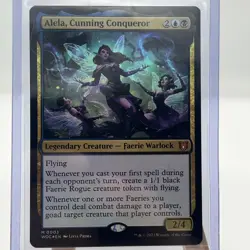 Alela, Cunning Conqueror #3 FOIL Wilds of Eldraine WOC Magic MTG - Image 1
