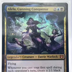 Alela, Cunning Conqueror #3 FOIL Wilds of Eldraine WOC Magic MTG - Image 2