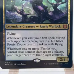 Alela, Cunning Conqueror #3 FOIL Wilds of Eldraine WOC Magic MTG - Image 3